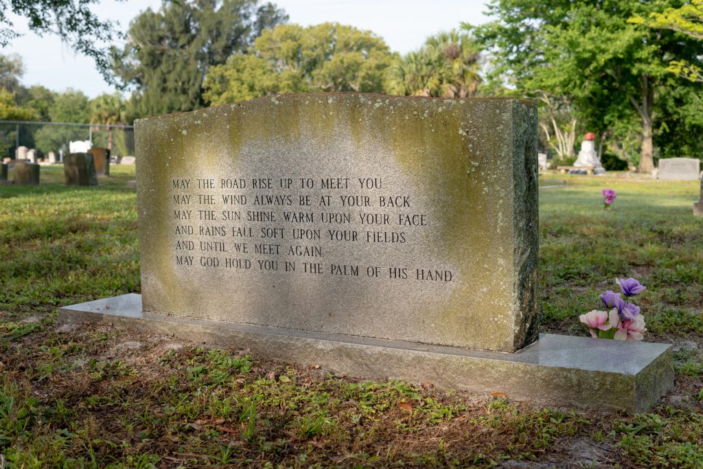 Tombstone with Quote