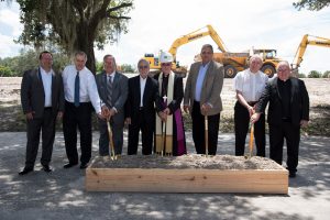 Bishop Noonan breaks ground on new Queen of Angels Cemetery